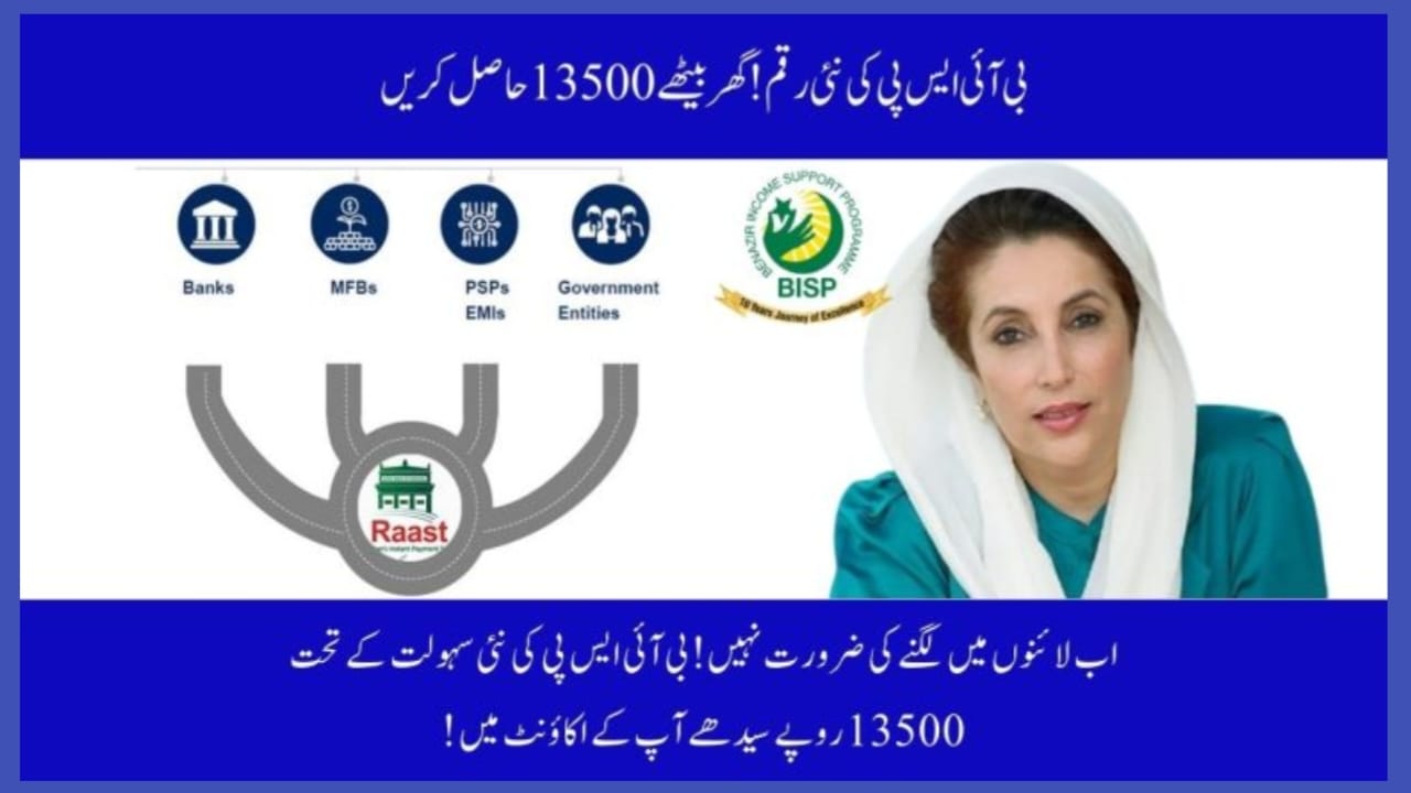 BISP Rs. 13,500 Payment: Can You Receive It at Home Using Raast ID?