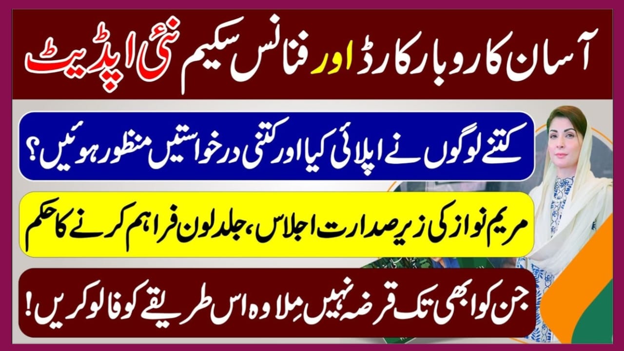 CM Punjab's Asaan Karobar Card and Finance Scheme – 2025 Complete Overview