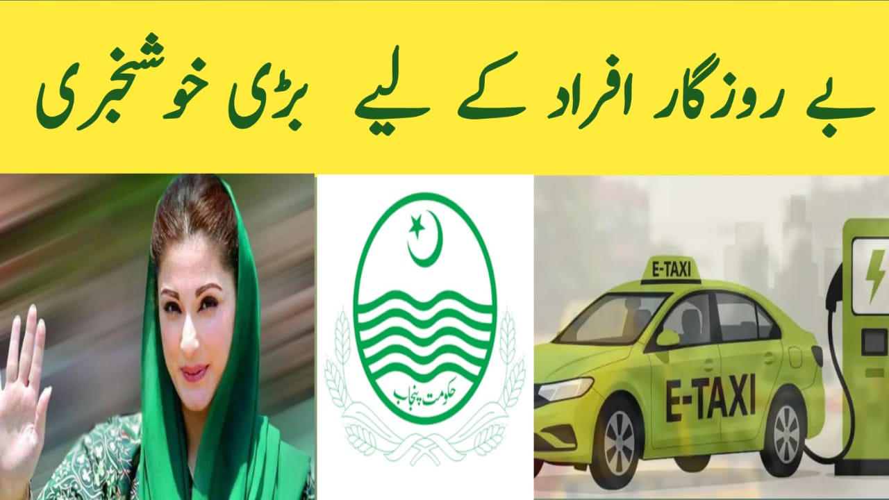 CM Punjab E-Taxi Scheme 2025 A Green Revolution for Public Transport
