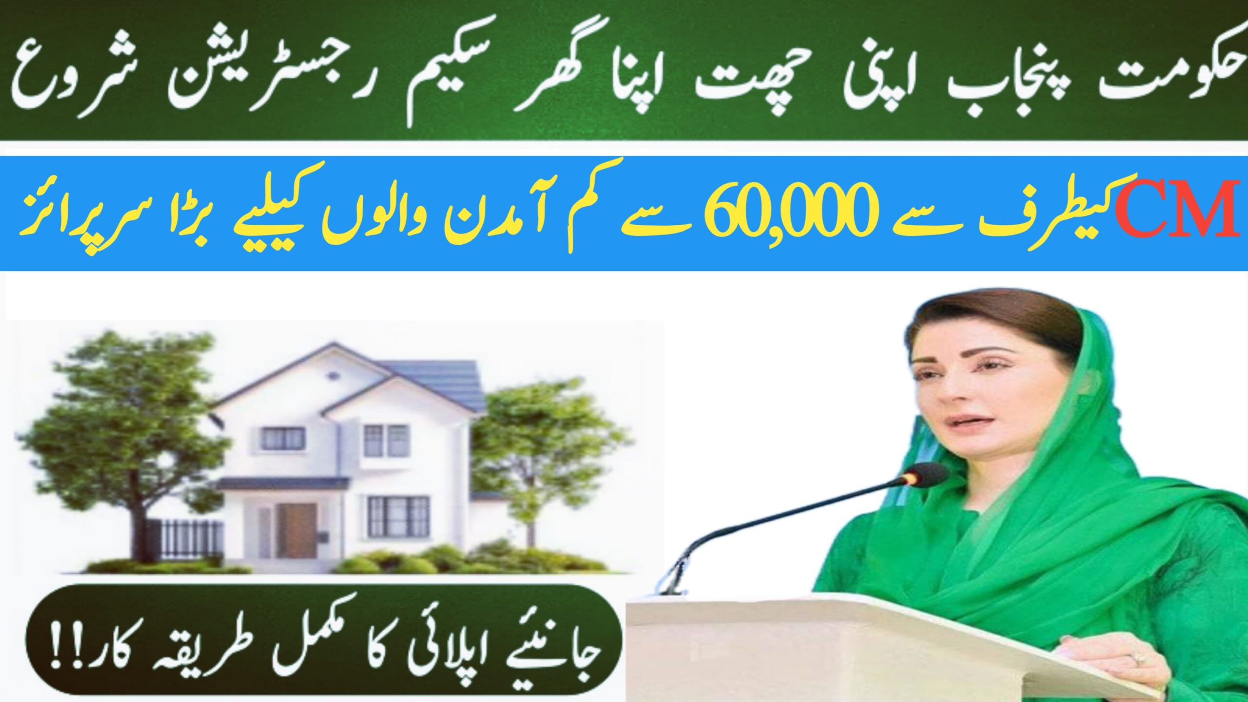 Apni Chat Apna Ghar Scheme 2025 – Online Registration & Apply Now, ehsasapnaghar.com